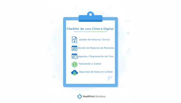 checklist para elegir software médico en la nube
