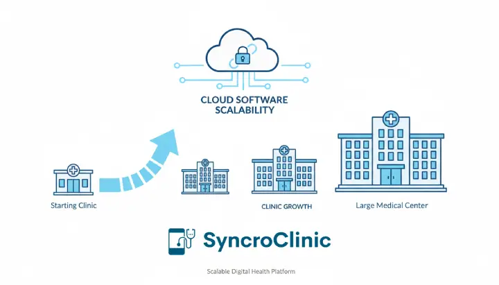 software médico escalable para clínicas pequeñas y medianas